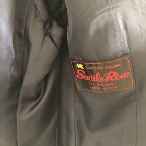 Vintage custom navy blazer